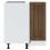 Berkfield Kitchen Corner Base Cabinet Lucca Brown Oak Engineered Wood 7