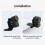 TELESIN Magnetic Quick Release Cap Hat Clip Mount Adjustable Angle for  OSMO  Action Camera Accessory 6
