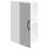 Berkfield Kitchen Wall Cabinet Lucca White Engineered Wood 5