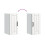 Berkfield Kitchen Wall Cabinet Lucca White Engineered Wood 8