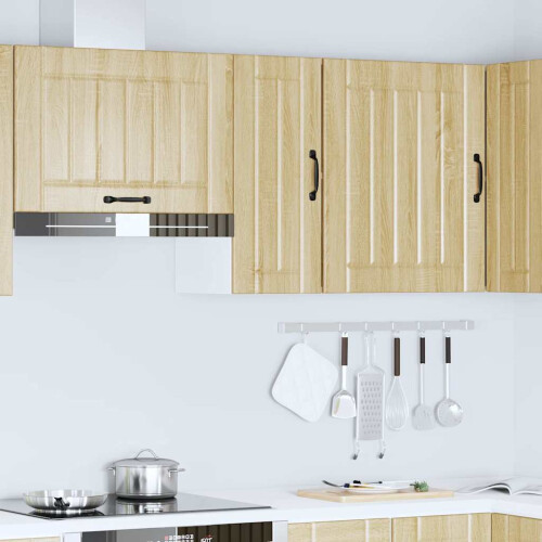 Berkfield Kitchen Wall Cabinet Lucca Sonoma Oak Engineered Wood 2
