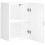 Berkfield Kitchen Wall Cabinet Lucca White Engineered Wood 6