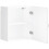 Berkfield Kitchen Wall Cabinet Lucca White Engineered Wood 6