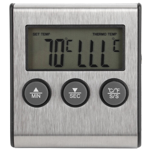 Digitales Fleischthermometer mit Sonde für Grill und Kochen 1
