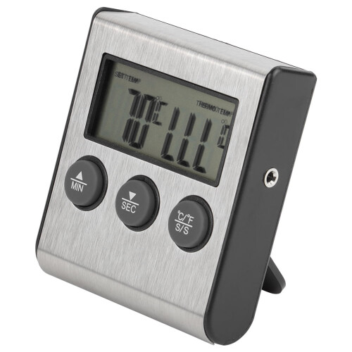 Digitales Fleischthermometer mit Sonde für Grill und Kochen 2