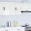 Berkfield Kitchen Wall Cabinet Lucca High Gloss White Engineered Wood 3