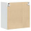 Berkfield Kitchen Wall Cabinet Lucca High Gloss White Engineered Wood 8