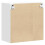 Berkfield Kitchen Wall Cabinet Lucca White Engineered Wood 8