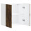 Berkfield Kitchen Wall Cabinet Lucca Smoked Oak Engineered Wood 6