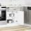 Berkfield Kitchen Base Cabinet†Porto Grey Sonoma Engineered Wood 3