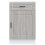 Berkfield Kitchen Base Cabinet†Porto Grey Sonoma Engineered Wood 4