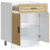 Berkfield Kitchen Base Cabinet†Porto Sonoma Oak Engineered Wood 5