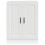 Berkfield Kitchen Base Cabinet†Porto White Engineered Wood 4