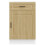 Berkfield Kitchen Base Cabinet†Porto Sonoma Oak Engineered Wood 4
