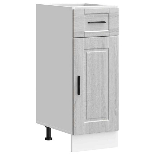 Berkfield Kitchen Base Cabinet†Porto Grey Sonoma Engineered Wood 1