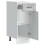 Berkfield Kitchen Base Cabinet†Porto Grey Sonoma Engineered Wood 5
