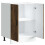 Berkfield Kitchen Base Cabinet†Porto Smoked Oak Engineered Wood 5