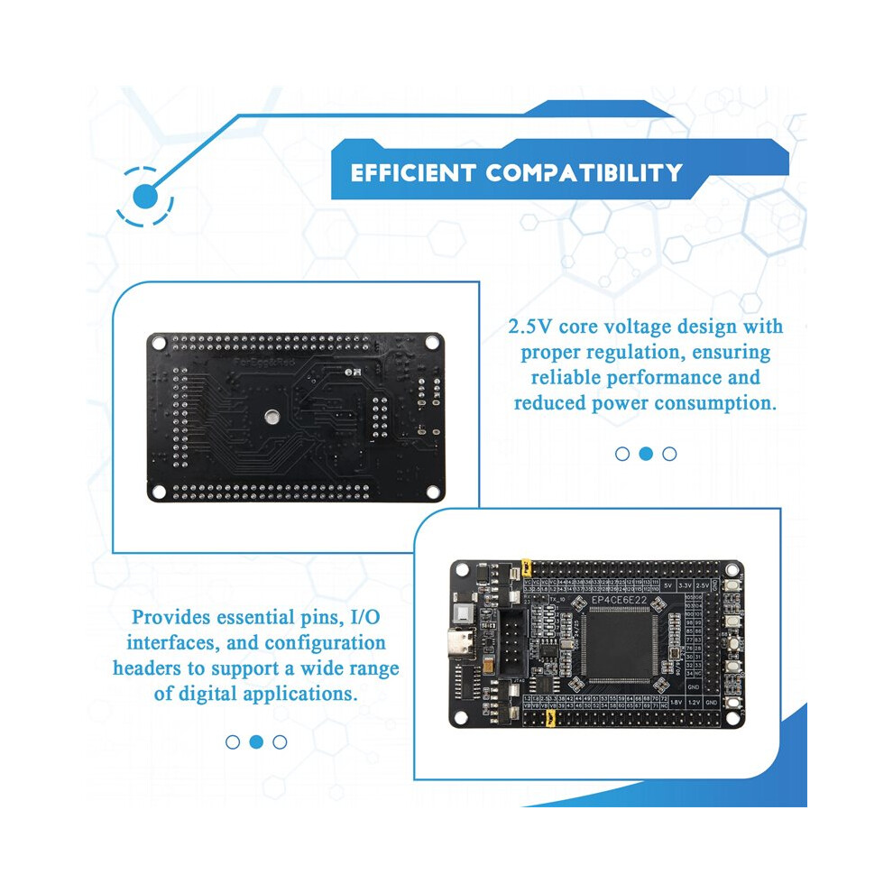 2.5V Cyclone Iv Ep4ce6e22c8n Fpga Development Board Core System Board Compatible For Learning, Prototyping 6034124981482