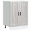 Berkfield Kitchen Base Cabinet†Porto Grey Sonoma Engineered Wood 2