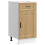 Berkfield Kitchen Base Cabinet†Porto Artisan Oak Engineered Wood 2