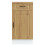 Berkfield Kitchen Base Cabinet†Porto Artisan Oak Engineered Wood 4