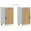 Berkfield Kitchen Base Cabinet†Porto Artisan Oak Engineered Wood 8