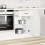 Berkfield Kitchen Base Cabinet†Porto High Gloss White Engineered Wood 3