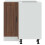 Berkfield Kitchen Corner Base Cabinet†Porto Brown Oak Engineered Wood 5