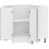 Berkfield Kitchen Corner Base Cabinet†Porto Brown Oak Engineered Wood 6