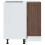 Berkfield Kitchen Corner Base Cabinet†Porto Brown Oak Engineered Wood 7