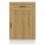Berkfield Kitchen Base Cabinet†Porto Artisan Oak Engineered Wood 4