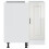 Berkfield Kitchen Corner Base Cabinet†Porto High Gloss White Engineered Wood 7