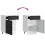 Berkfield Kitchen Base Cabinet†Porto Black Engineered Wood 9