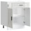 Berkfield Kitchen Base Cabinet†Porto High Gloss White Engineered Wood 5