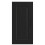 Berkfield Kitchen Wall Cabinet†Porto Black Engineered Wood 4