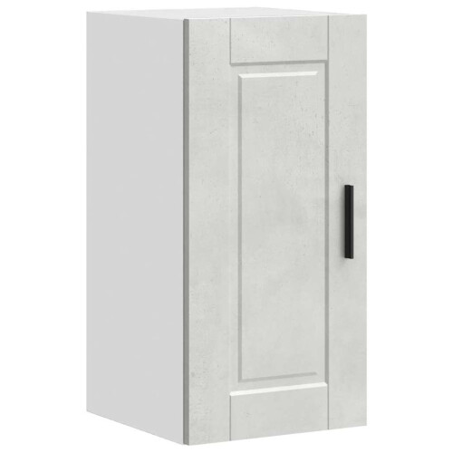 Berkfield Kitchen Wall Cabinet†Porto Concrete Grey Engineered Wood 1