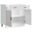 Berkfield Kitchen Base Cabinet†Porto High Gloss White Engineered Wood 5