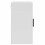 Berkfield Kitchen Wall Cabinet Porto White Engineered Wood 7