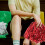 Cheerleader Hand Flower Props Red 6 pcs 4