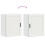 Berkfield Kitchen Wall Cabinet Porto White Engineered Wood 9
