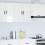 Berkfield Kitchen Wall Cabinet Porto High Gloss White Engineered Wood 2