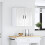 Berkfield Kitchen Wall Cabinet Porto High Gloss White Engineered Wood 3