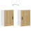 Berkfield Kitchen Wall Cabinet†Porto Artisan Oak Engineered Wood 9