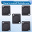5PCS Panel Mount Blank Plate, D-Type Cover Plate Patch Board, Panel Base for Connectors and XLR Connectors 7
