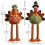 Turkey Doll Ornament Stuffed Figurine 1 Pc Orange 4
