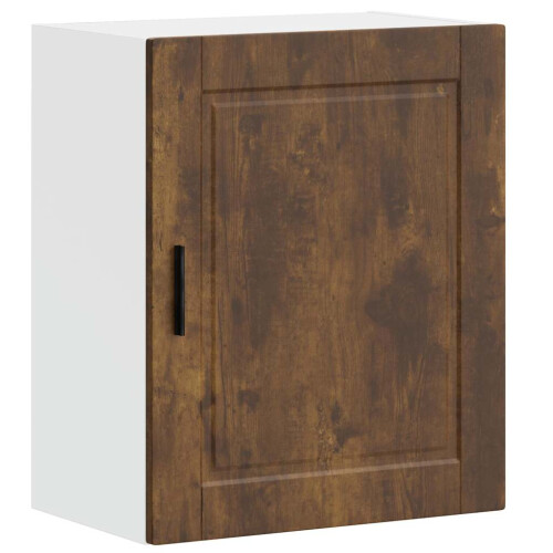 Berkfield Kitchen Wall Cabinet†Porto Smoked Oak Engineered Wood 1