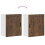Berkfield Kitchen Wall Cabinet†Porto Smoked Oak Engineered Wood 9