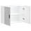Berkfield Kitchen Wall Cabinet Porto Concrete Grey Engineered Wood 5