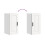 Berkfield Kitchen Wall Cabinet Porto White Engineered Wood 8