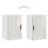 Berkfield Kitchen Wall Cabinet†Porto High Gloss White Engineered Wood 9